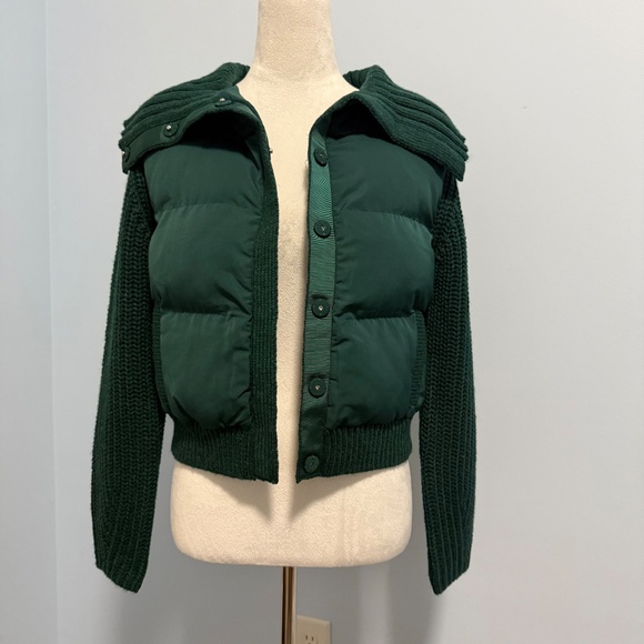 Sundance‎ Melanie Marie Green Sweater Jacket Size L - Picture 2 of 10